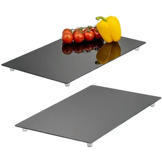 bremermann Herdabdeckplatte 2er Set schwarz