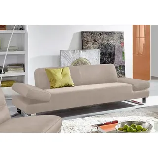 W.Schillig 2-Sitzer »taboo« mit Übertiefe, inklusive Armlehnenverstellung, beige