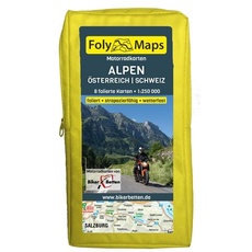 FolyMaps Motorradkarten Alpen Österreich Schweiz 1 : 250 000