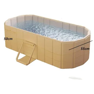 Badewanne, faltbares Design, umweltfreundliches Material, 1.5m Ohne Deckel