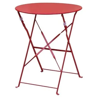 Bolero Klapptisch Ø 60 cm Rot