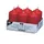 Stumpenkerze 12 cm rot 6 St.
