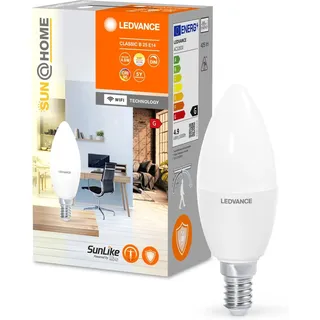 Ledvance LED-Leuchtmittel Sun@Home Smart+ Kerzenform Weiß Ø 3,9 cm