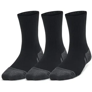 Under Armour Perform Tech Crew Socken 3 Paar Schwarz XS