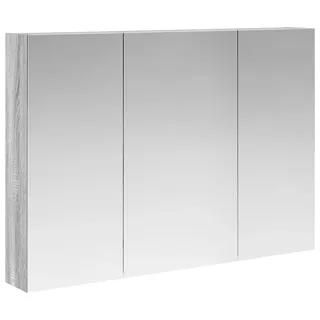 vidaXL Badezimmerspiegelschrank Graues Sonoma 100 x 14,5 x 70 cm - Grau