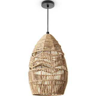 Paco Home VILLA 1-flg. Ø 20 cm Rattan braun