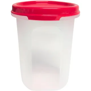 TUPPERWARE Circular 440 ml rot Eidgenosse rund Dose Box Trockenvorrat Vorrat