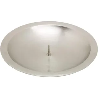 NKlaus Kerzenteller Ø10,5cm mit Dorn Kerzenständer Kerzenhalter Kommunion Taufe Windlichter Spülmaschinenfest 2816