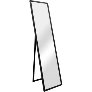 [en.casa] Standspiegel Giovinazzo 150 x 35 cm Schwarz