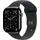 Watch Series 11 GPS + Cellular 46 mm Titaniumgehäuse grau Sportband schwarz S/M