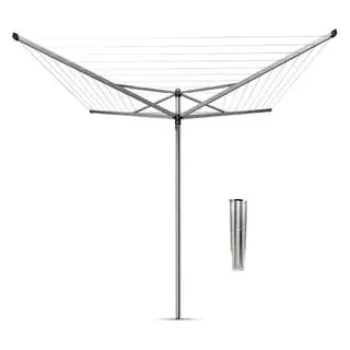 Brabantia 310805, Wäscheständer - -leine Drehregler, Silber,