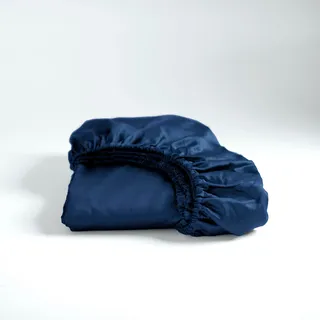 Cinderella Spannbettlaken »Cinderella Sundays Satin, für Matratzen bis 25 cm Höhe« OEKO-TEX®-zertifiziert, blau