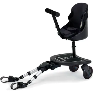 Asalvo BUGGY BOARD Roller mit Sitz für Kinderwagen - schwarz - Schwarz