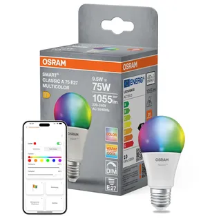 Osram LED-Lampe 9,5 W E27 Multicolor 1055 lm