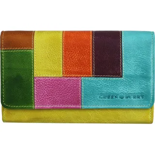 Greenburry Candy Shop Damen Geldbörse Bunt 17x10,5x4cm Portemonnaie Geldbeutel - Gelb