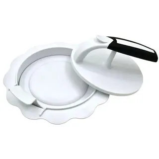 Fackelmann Burgerpresse Burgerpresse Edelstahl Burgerpresse spülmaschinengeeignet Ø14x10cm