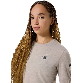 super.natural Damen Tundra175 Bunny Longsleeve (Größe XL, beige)