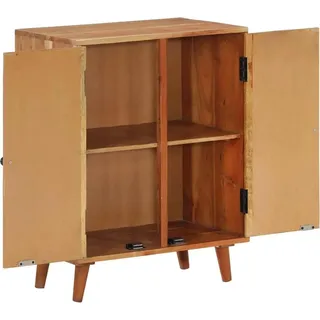 vidaXL Sideboard 60x35x74 cm Massivholz Akazie - Braun