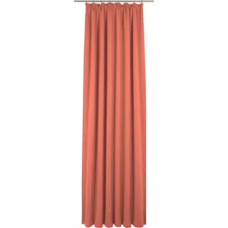 Vorhang ADAM "Uni Collection light" Gr. 4, orange, B:145cm H:245cm, Baumwolle (Bio-Baumwolle), Gardinen, Vorhang, aus 100% Bio-Baumwolle