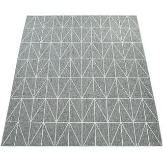 Paco Home Brugge 224 Outdoor-Teppich 120 x 170 cm Grau