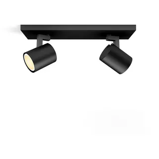 Philips HUE Led-Strahler , Schwarz , Metall , 10.90x8.90x30.50 cm , Lampen & Leuchten, Innenbeleuchtung, Spots & Strahler, Deckenspots