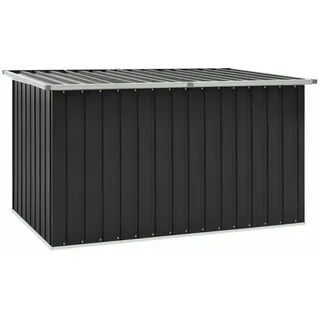 Iiaky Gartenbox Metall Gartenbox wasserdicht XXL Auflagenbox Metall Aufbewahrungsbox Garten Outdoor Box Kissenbox für Garten-Anthrazit-171 x 99 x 93 cm