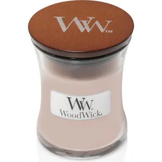 Woodwick Vanilla & Sea Salt Duftkerze 85 g beige