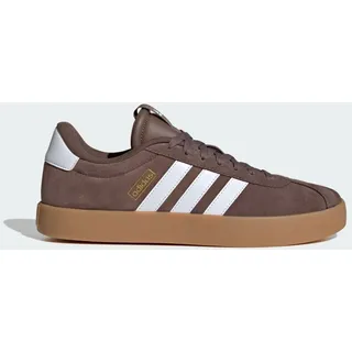 adidas VL Court 3.0 Shoes, Earth Strata/Cloud White/Gold Metallic, 44 EU