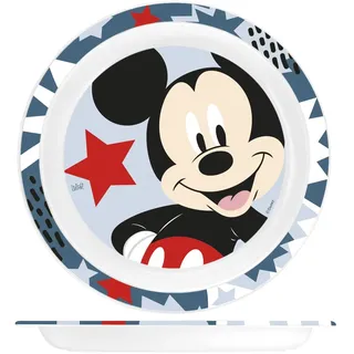 Lulabi Disney Mickey Icon Speiseteller aus St. Dekoriert, 21 cm