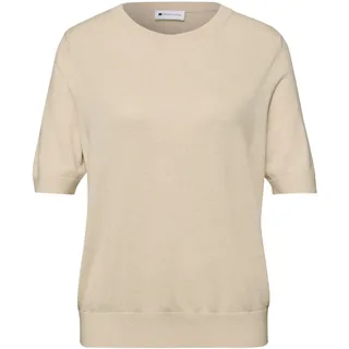 STREET ONE Kurzarm Pullover beige 36