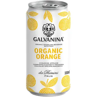 Galvanina Bio Orangenlimonade 330 ml - 24 x 0,33 L