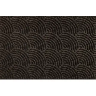 Wash+Dry by Kleen-Tex Teppich Waves dark brown 60x90 cm, innen und Outdoor geeignet, waschbar, Wohnzimmer