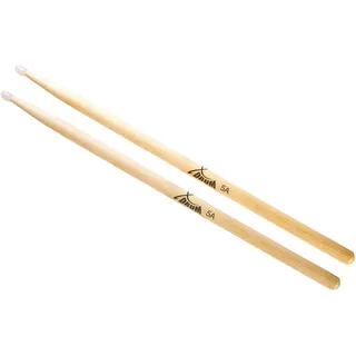 XDrum Schlagzeug Sticks 5A Nylon Tip (tropfenförmiger Nylonkopf, Länge: ca. 405 mm, 1 Paar)