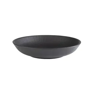 APS Schale NERO, Ø 22,5 cm, Höhe 4,5 cm, Melamin, schwarz,