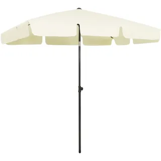 Vidaxl Strandparasol 200x125 cm sandig gelb - Gelb