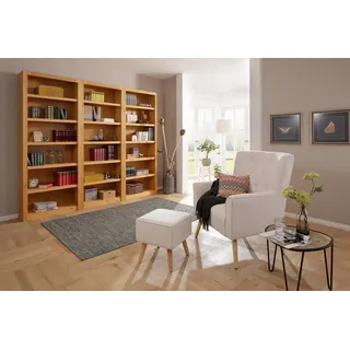 Home Affaire Bücherwand Bergen 244,5 x 27 x 213 cm Beige