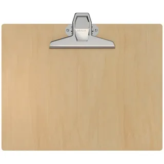 Maul Klemmbrett 2394670 DIN A4 quer braun Holzhartfaser, 1 St.