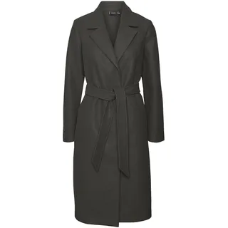 VERO MODA Damen VMFORTUNEAYA Long Coat GA NOOS Mantel, Peat/Detail:Melange, 38