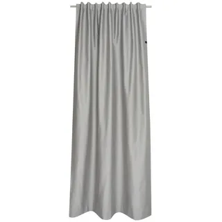 Schöner Wohnen Fertigvorhang , Grau , Textil , Uni , 130x300 cm , für Stange und Schiene geeignet , Heimtextilien, Vorhänge, Fertigvorhänge