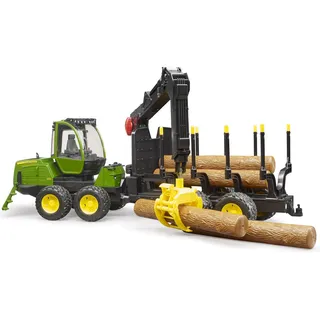 Bruder 02133 - John Deere 1210E Rückezug grün 1:16