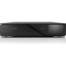 Dreambox DM900 RC20 ultraHD (DVB-C2/T2 E2) (2 GB, DVB-T2, DVB-C, Festplatte), TV Receiver, Schwarz