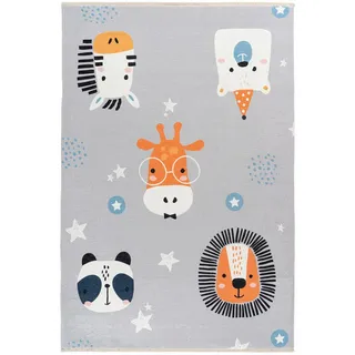 Obsession Kinderteppich , Multicolor , Textil , Tier , rechteckig , 115x170 cm , Oeko-Tex® Standard 100, Global Recycled Standard (Grs) , für Fußbodenheizung geeignet, lichtunempfindlich, waschbar, pflegeleicht, leicht zusammenrollbar, rutschfeste Unterfläche , Teppiche und Böden, Teppiche, Kinderteppiche