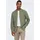 Langarmhemd LS LINEN MAO SHIRT NOOS grün
