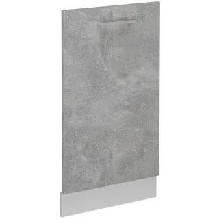 Vicco Unterschrank Geschirrspülblende R-Line 45 x 81,8 x 1,6 cm Grau