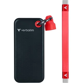 Verbatim Pocket 1 TB USB 3.2 Schwarz, Rot 32192