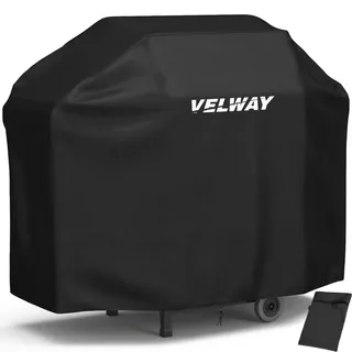 Velway Grillabdeckung 147 x 61 x 117 cm Polyester Schwarz