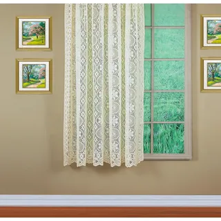 Today's Curtain Hopewell Premium-Spitzen-Stoffbahn, 160 cm, Creme, 147 x 160 cm (B x L)