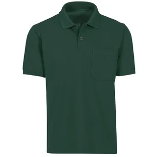 Trigema Poloshirt »TRIGEMA Polohemd mit Brusttasche« 1 Stk., grün