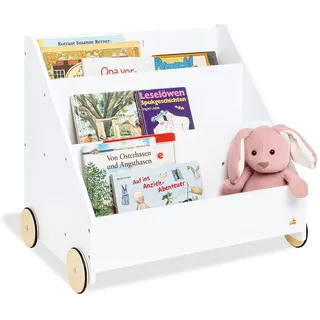 Pinolino Kinderbücherregal Lasse 3 Fächer MDF lackiert weiß