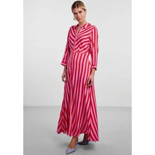 Yas Savanna Langarmkleid Streifen Rot M